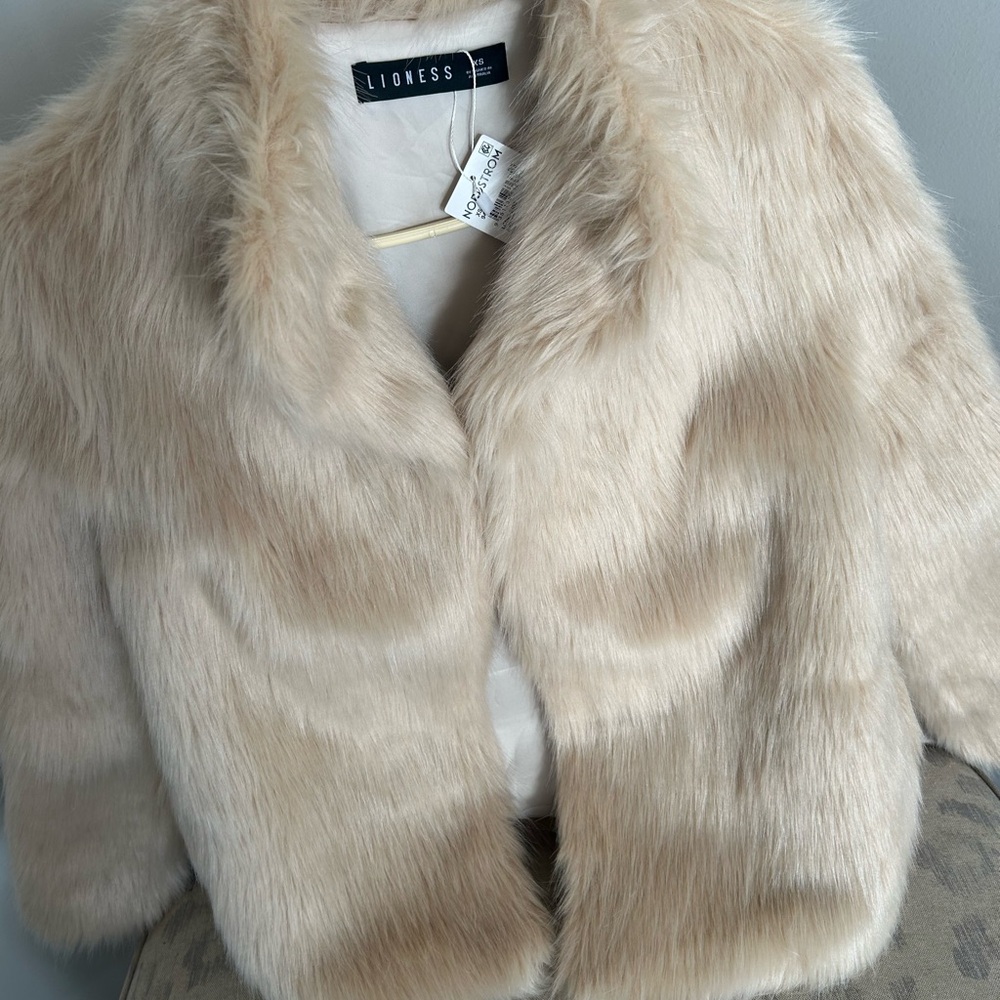 Lioness Tan Teddy Jacket